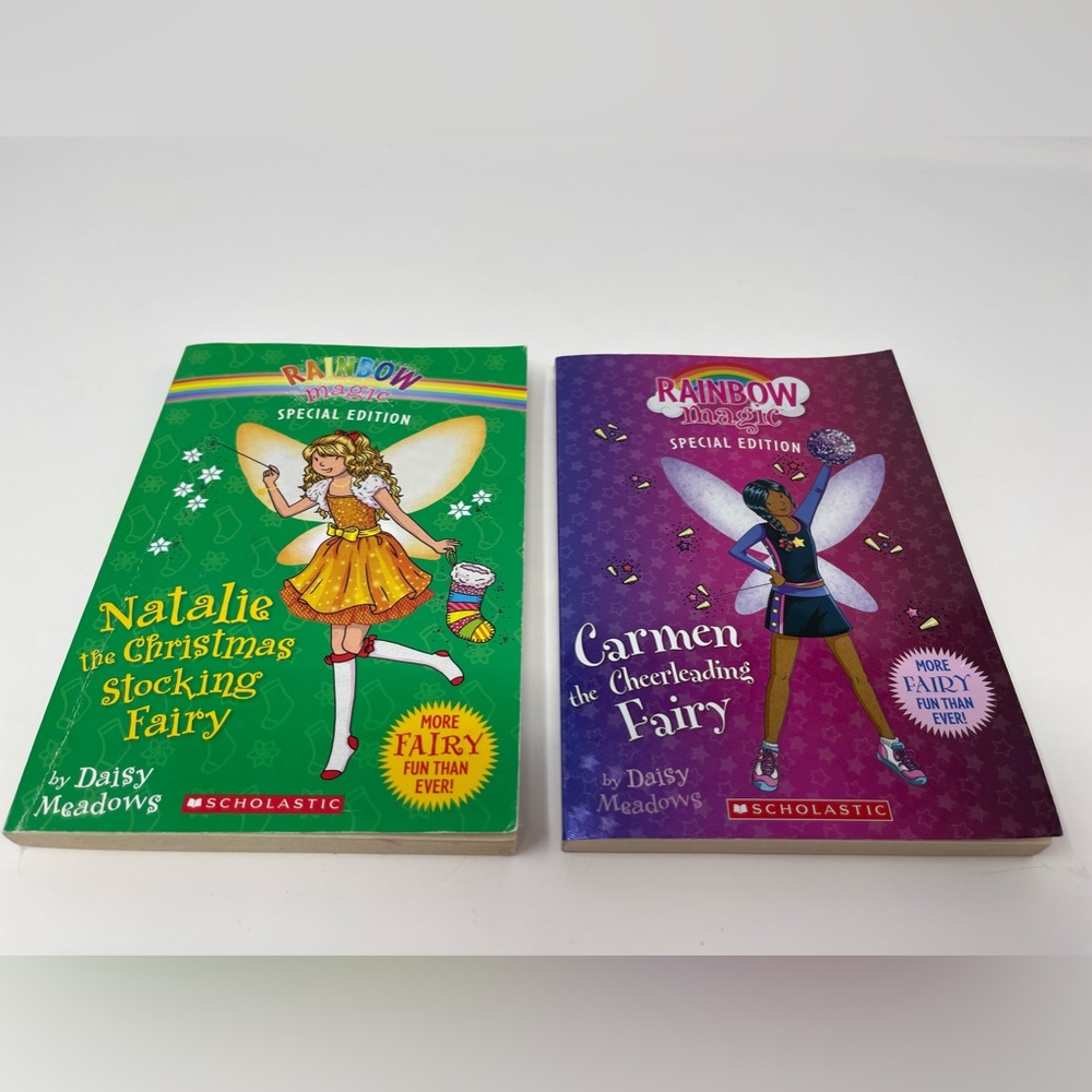 RAINBOW MAGIC FAIRIES: Two (2) Special Edition Paperback Books by Daisy Meadows